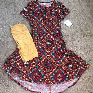 Elephant Aztec Carly with matching leggings